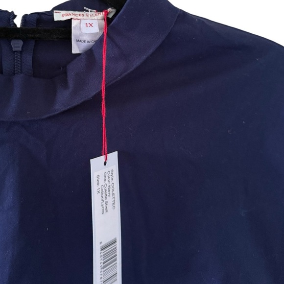 Frances Valentine NEW Navy Colette Shell Tank Top - Picture 5 of 7